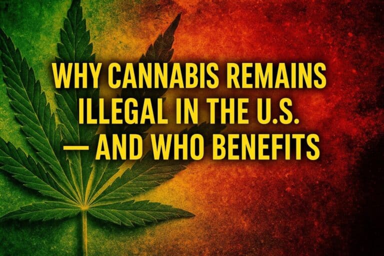 Why Cannabis Remains Illegal in the U.S. — and Who Benefits
