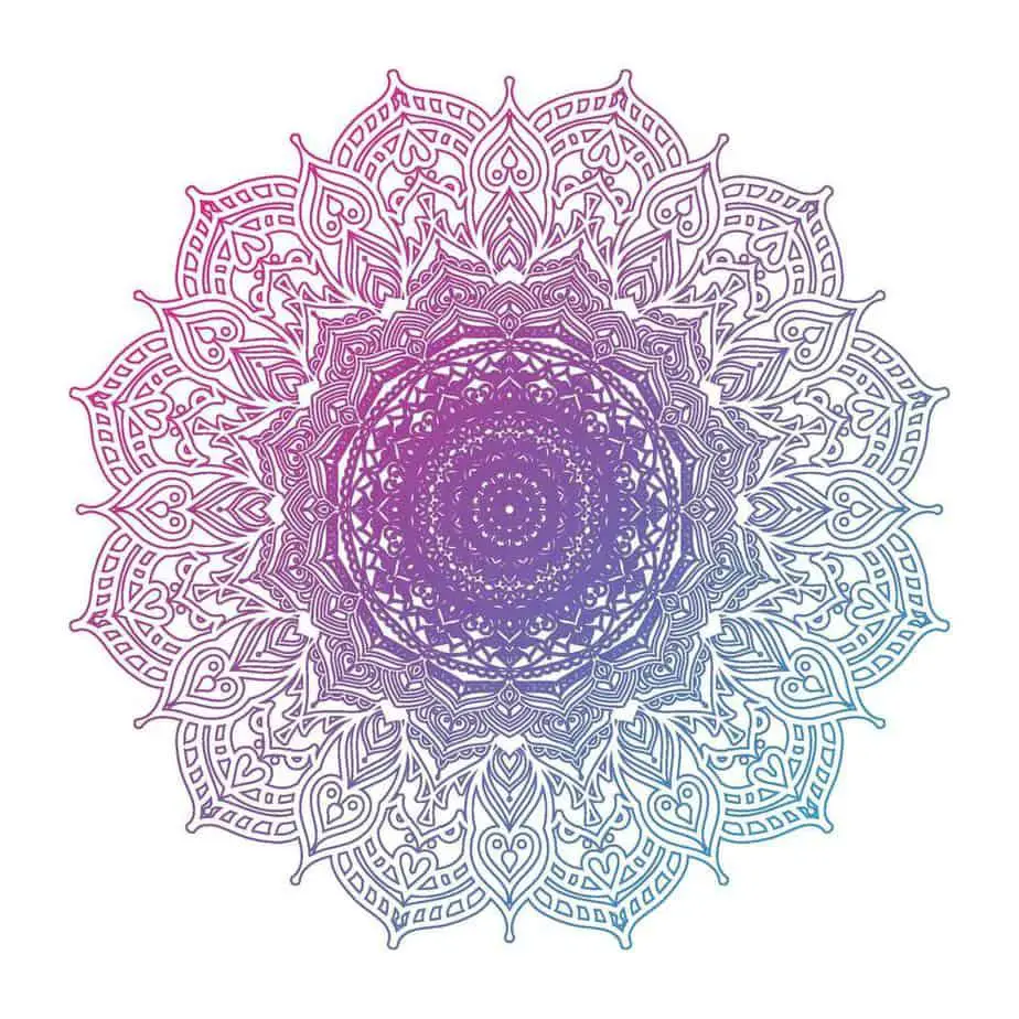 colorful mandala design free vector The Meaning of Om, Namaste, and Origin of Ancient Yoga Symbols