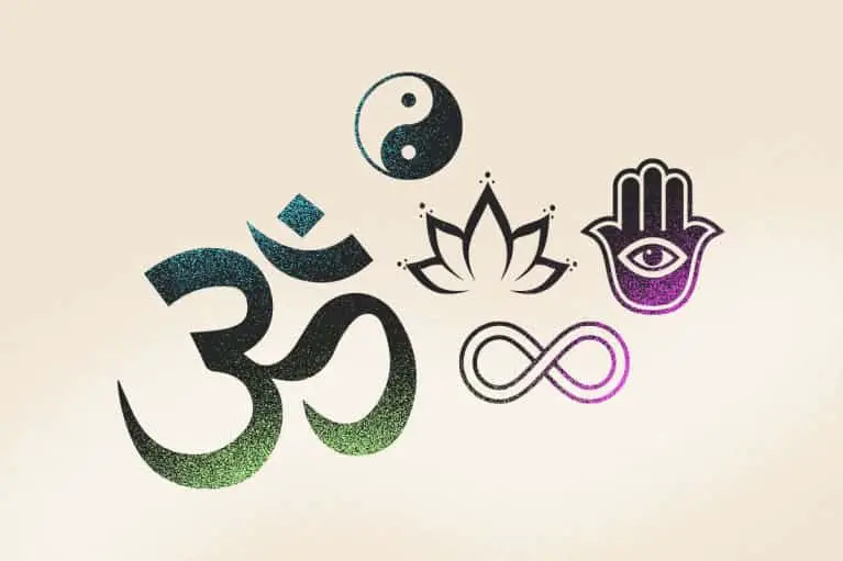 OM Meditation Embroidered Namaste Symbol Iron on Yoga Patch 