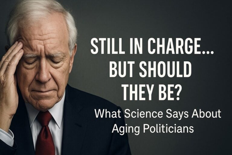 Still in Charge… But Should They Be? What Science Says About Aging Politicians