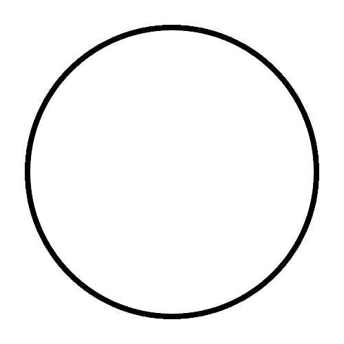 500px Circle black simple.svg Flower Of Life Meaning - Origin & Symbolism