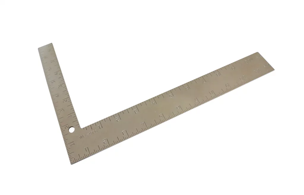 Leather L Square Ruler 9 12 inches metric imperiam mm in for sale rocky mountain leather supply tools 1400x What Does The Freemasonry Symbol Mean?