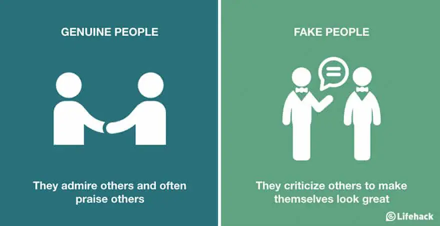 fake people vs authentic people genuine inauthentic person how to act How Can You Tell If Someone Is Being Fake?
