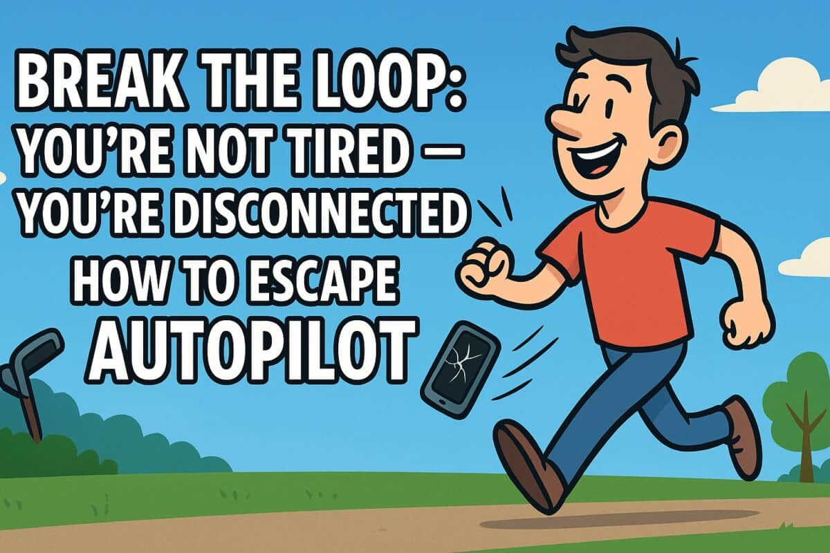 Break the Loop: You’re Not Tired — You’re Disconnected. How to Escape Autopilot